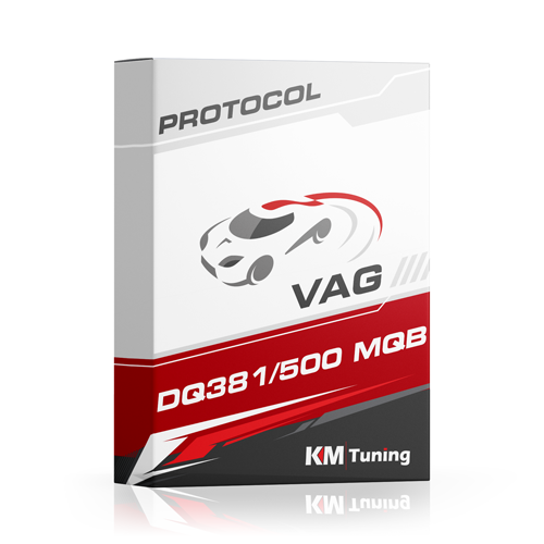 Protocol License VAG DQ381/DQ500 MQB (2014-now)